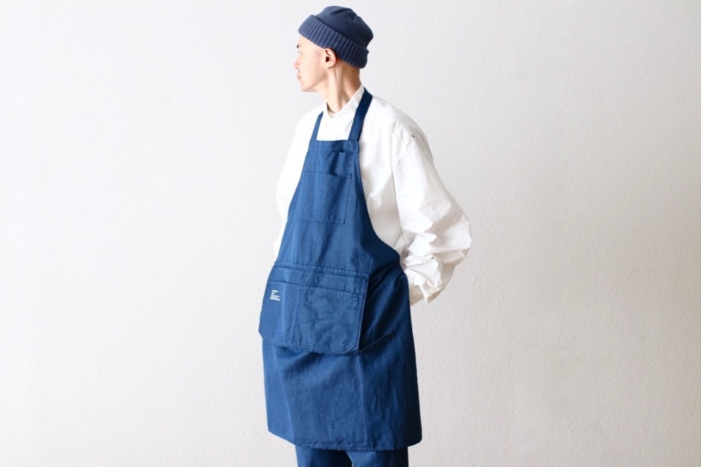 limitedFreshService  Loomer (եå奵ӥ  롼ޡ) "LINEN x COTTON TOOL POCKET APRON -Loomer Fabric-"