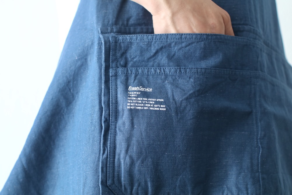 limitedFreshService  Loomer (եå奵ӥ  롼ޡ) "LINEN x COTTON TOOL POCKET APRON -Loomer Fabric-"