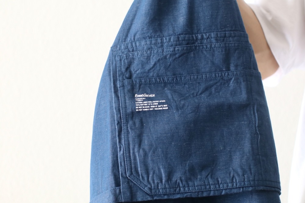 limitedFreshService  Loomer (եå奵ӥ  롼ޡ) "LINEN x COTTON TOOL POCKET APRON -Loomer Fabric-"