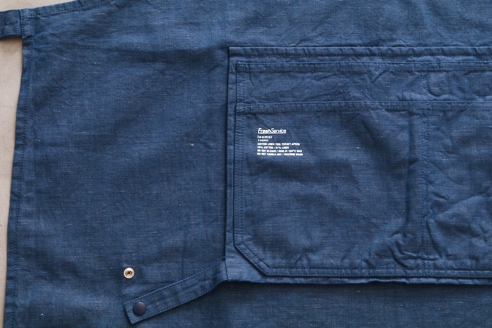 limitedFreshService  Loomer (եå奵ӥ  롼ޡ) "LINEN x COTTON TOOL POCKET APRON -Loomer Fabric-"