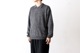 ATON (ȥ) "BABY ALPACA LINEN ZIP-UP POLO SWEATER"