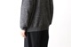 ATON (ȥ) "BABY ALPACA LINEN ZIP-UP POLO SWEATER"