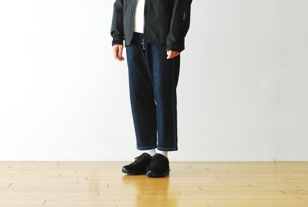 [unisex / itten. (åƥ)"itten 362 tapered pants - denim Teflon coating-"
