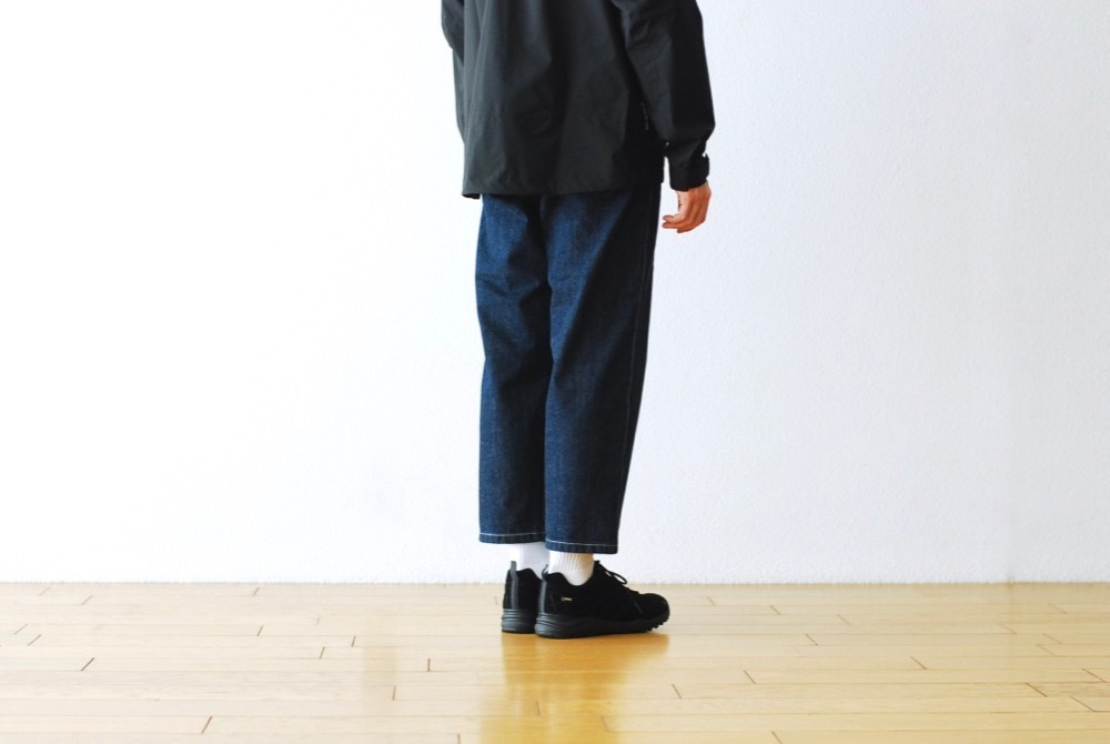 [unisex / itten. (åƥ)"itten 362 tapered pants - denim Teflon coating-"