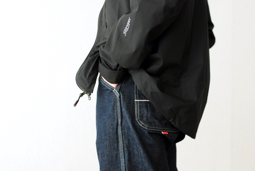 [unisex / itten. (åƥ)"itten 362 tapered pants - denim Teflon coating-"