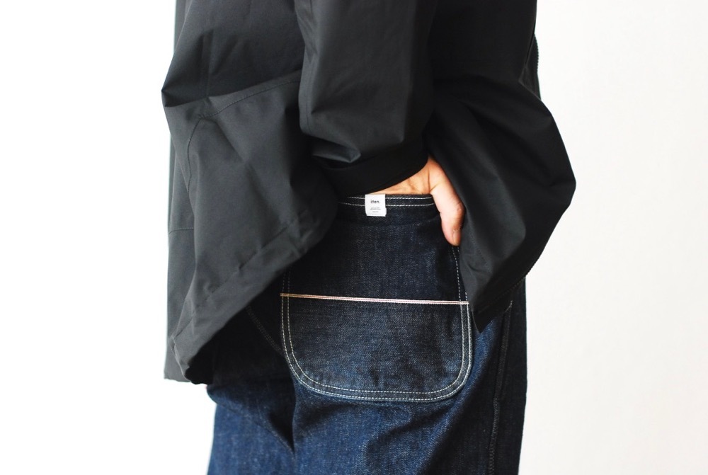 [unisex / itten. (åƥ)"itten 362 tapered pants - denim Teflon coating-"