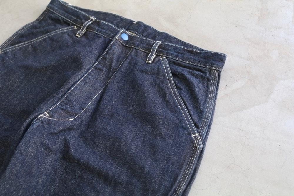 [unisex / itten. (åƥ)"itten 362 tapered pants - denim Teflon coating-"