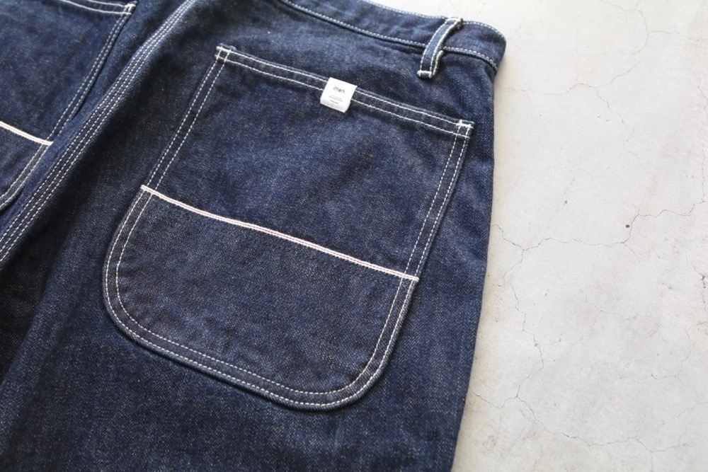 [unisex / itten. (åƥ)"itten 362 tapered pants - denim Teflon coating-"