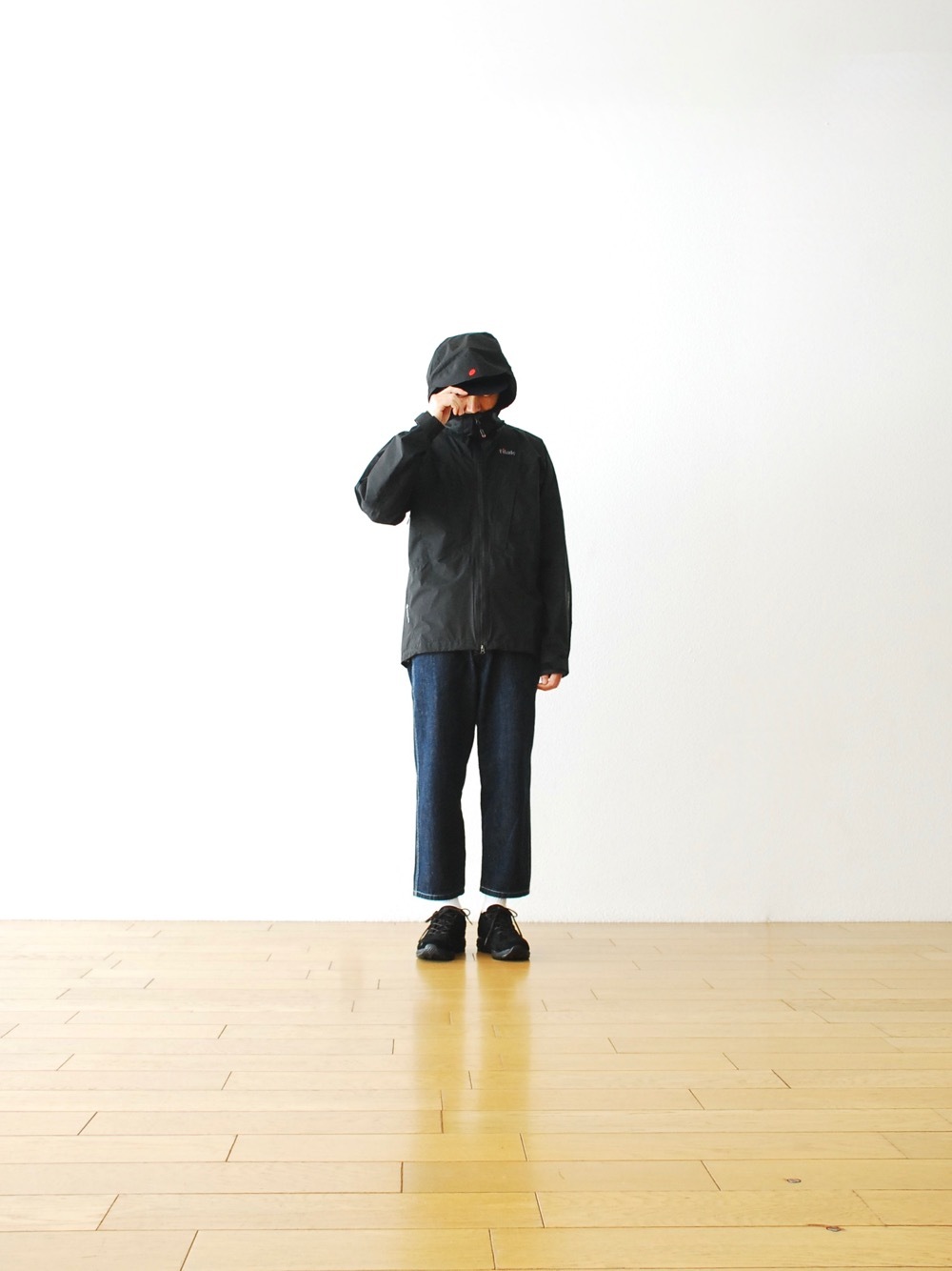 [unisex / itten. (åƥ)"itten 362 tapered pants - denim Teflon coating-"