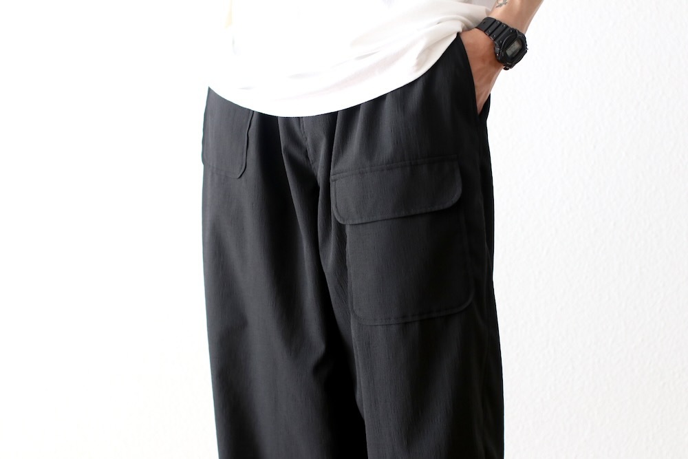 South2 West8 (ġ ȥ) "String Cuff Balloon Pant - Poly Washer Cloth"
