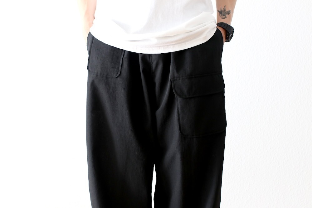 South2 West8 (ġ ȥ) "String Cuff Balloon Pant - Poly Washer Cloth"