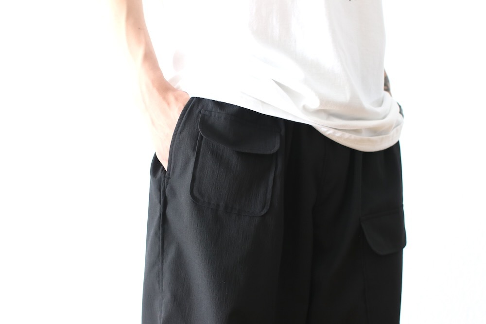 South2 West8 (ġ ȥ) "String Cuff Balloon Pant - Poly Washer Cloth"