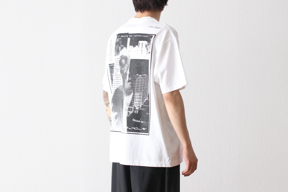C.E(CAV EMPT) / JUSTIFIABLE TEE/Tシャツ/XL/コットン/WHT/プリント C.E(シーイー) 