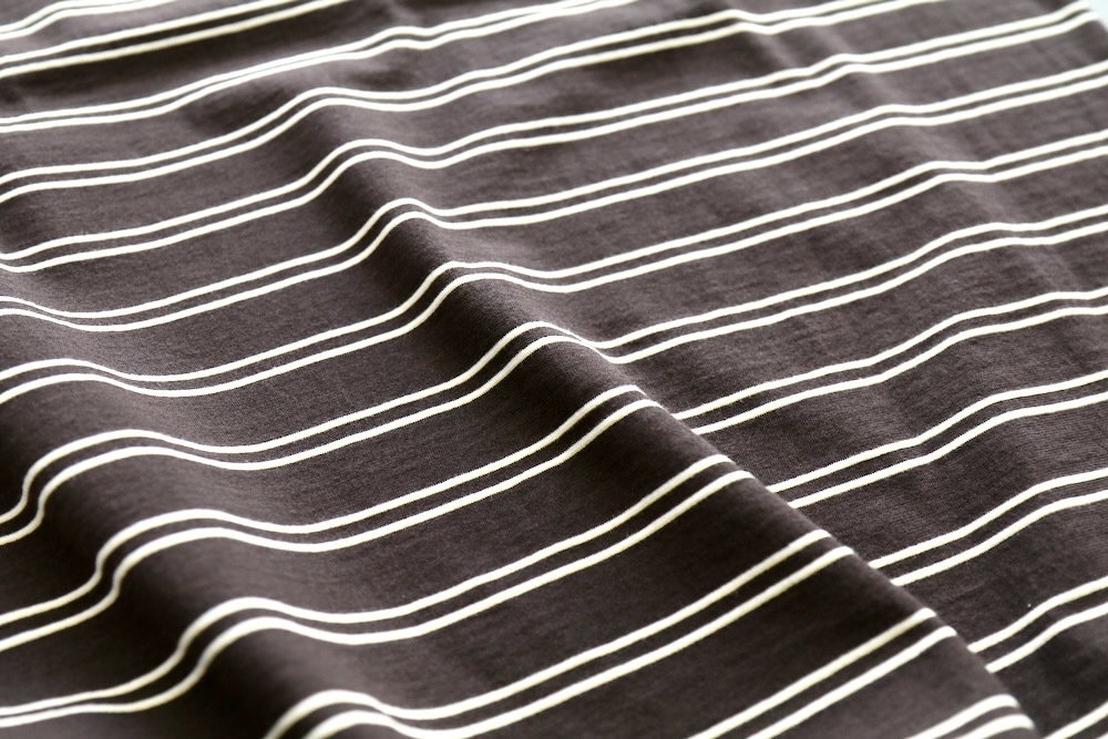 KAPTAIN SUNSHINE(����ץƥ󥵥󥷥㥤��) "Hard Twisted Stripe Jersey L/S Tee"