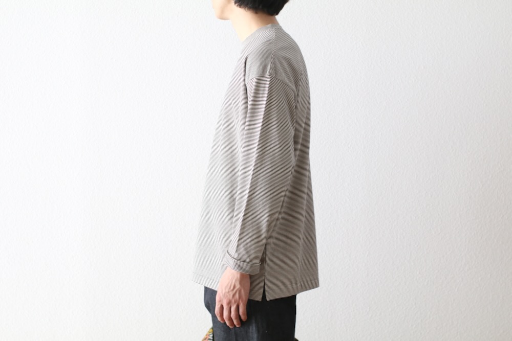 KAPTAIN SUNSHINE(����ץƥ󥵥󥷥㥤��) "Hard Twisted Stripe Jersey L/S Tee"