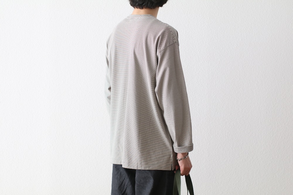 KAPTAIN SUNSHINE(����ץƥ󥵥󥷥㥤��) "Hard Twisted Stripe Jersey L/S Tee"