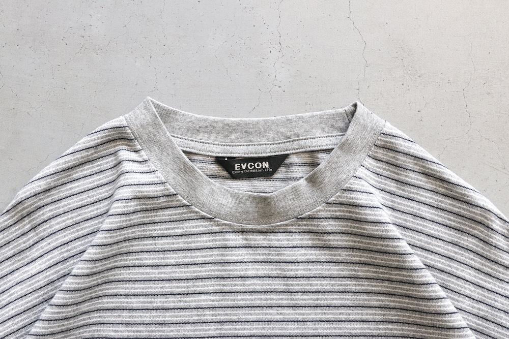 EVCON (���ӥ���) "BORDER WIDE S/S TEE"