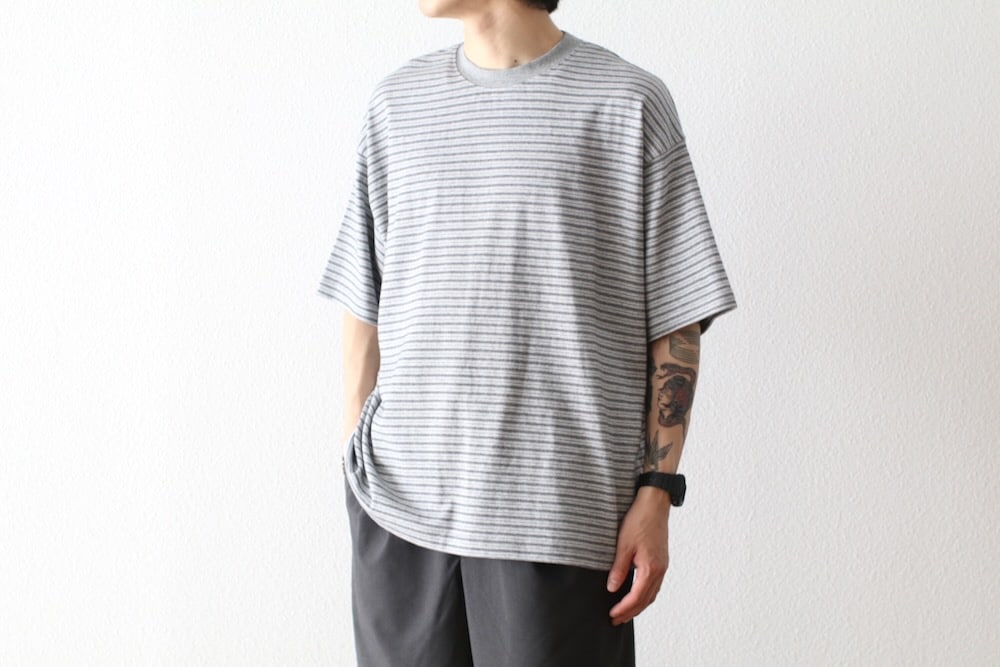 EVCON (���ӥ���) "BORDER WIDE S/S TEE"