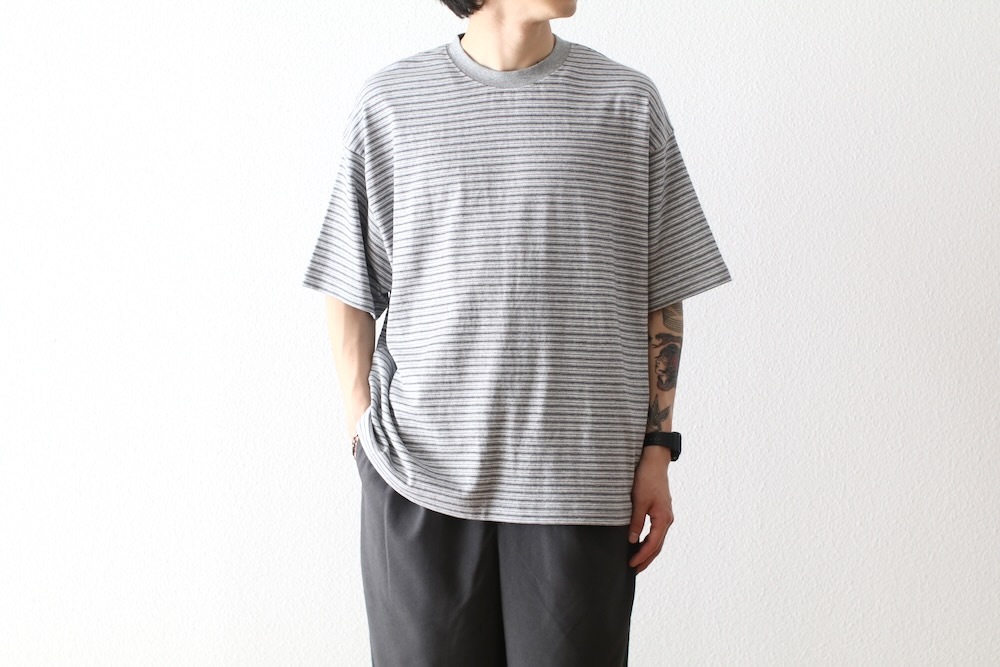 EVCON (���ӥ���) "BORDER WIDE S/S TEE"