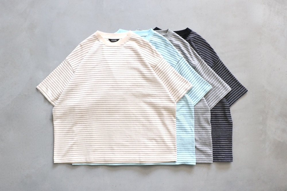 EVCON (���ӥ���) "BORDER WIDE S/S TEE"