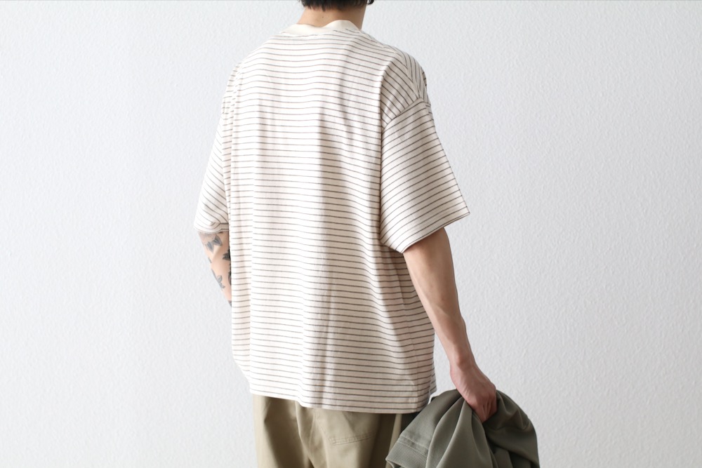 EVCON (���ӥ���) "BORDER WIDE S/S TEE"