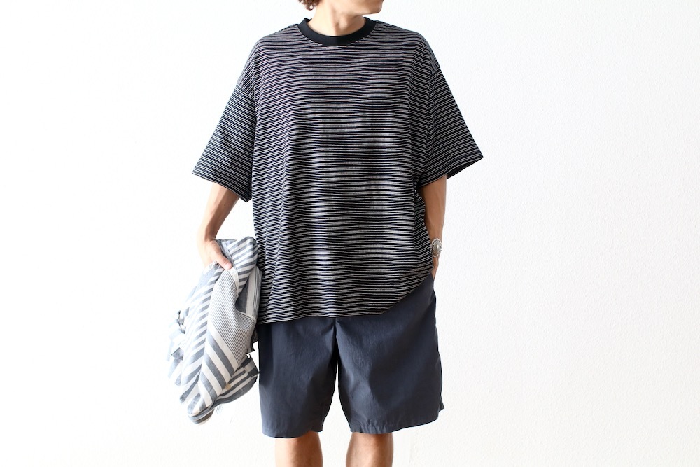 EVCON (���ӥ���) "BORDER WIDE S/S TEE"