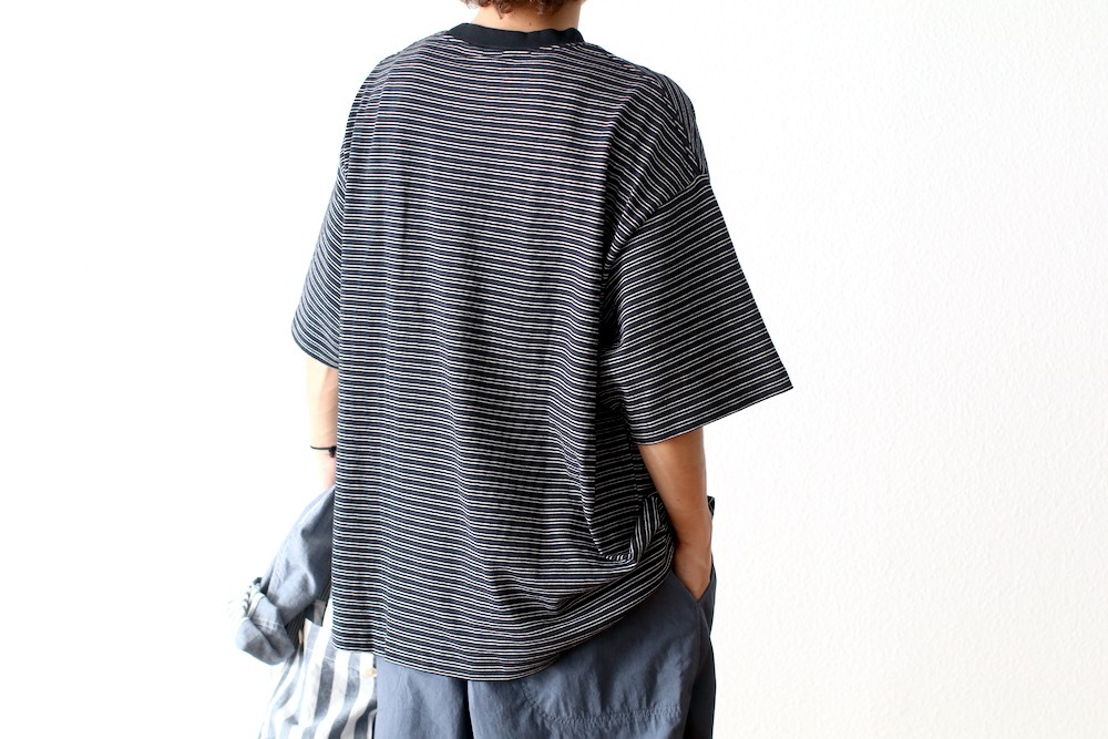 EVCON (���ӥ���) "BORDER WIDE S/S TEE"
