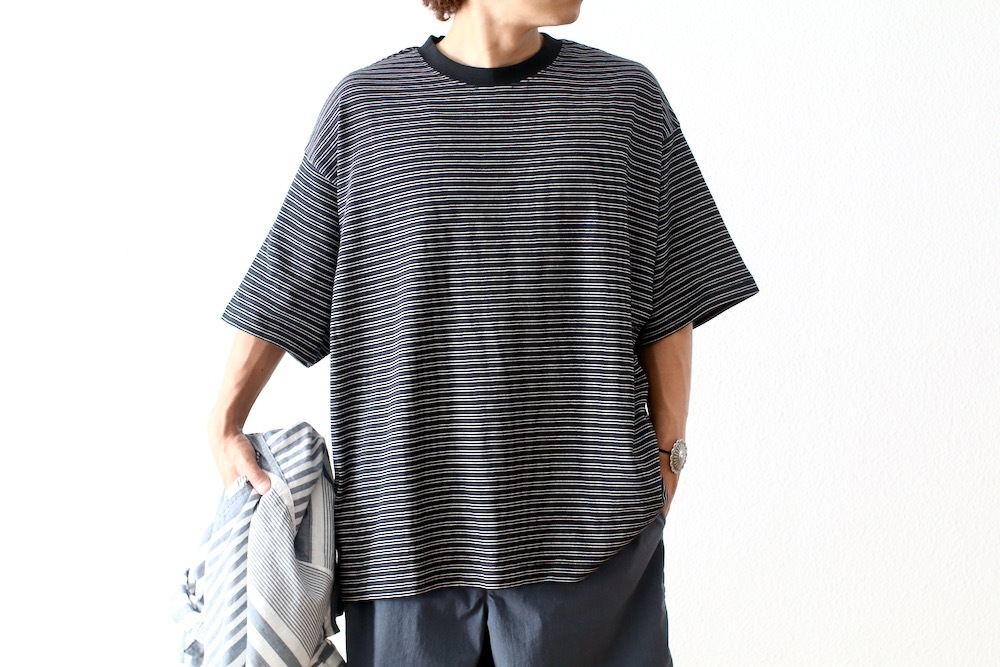 EVCON (���ӥ���) "BORDER WIDE S/S TEE"