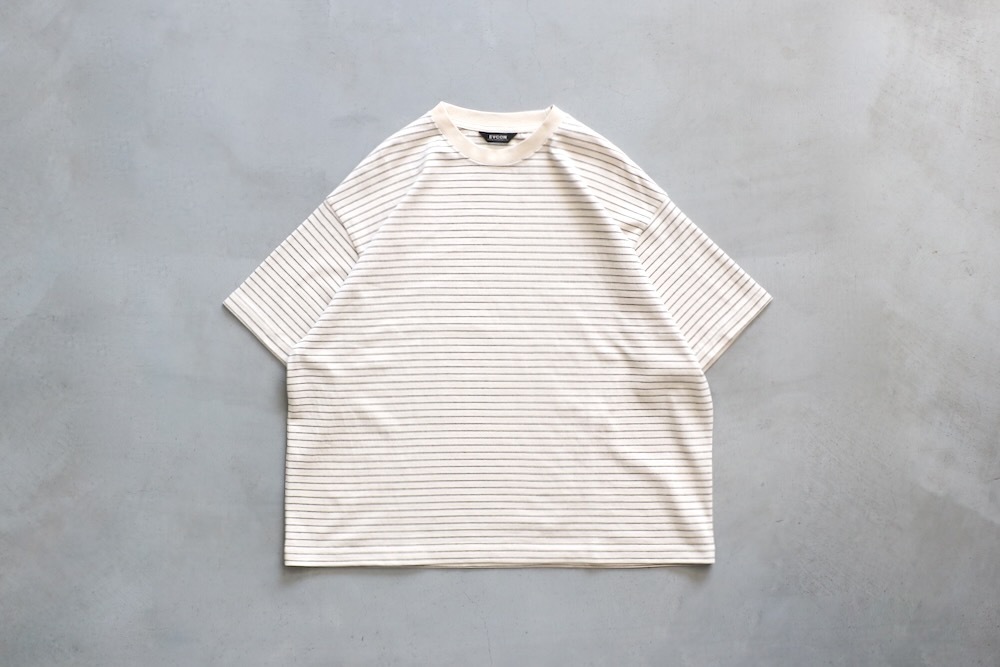 EVCON (���ӥ���) "BORDER WIDE S/S TEE"