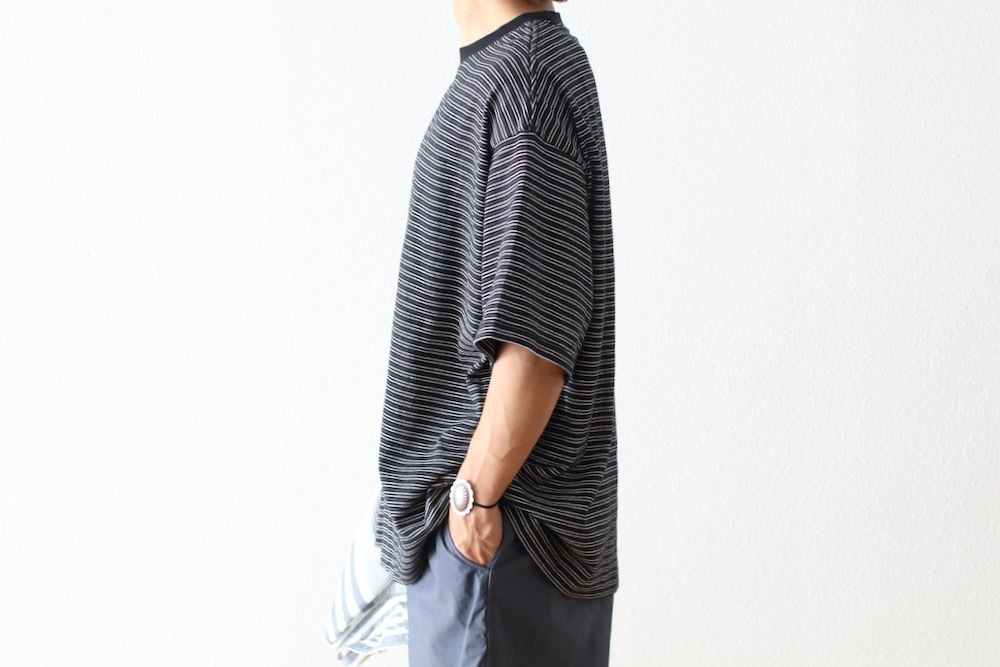 EVCON (���ӥ���) "BORDER WIDE S/S TEE"