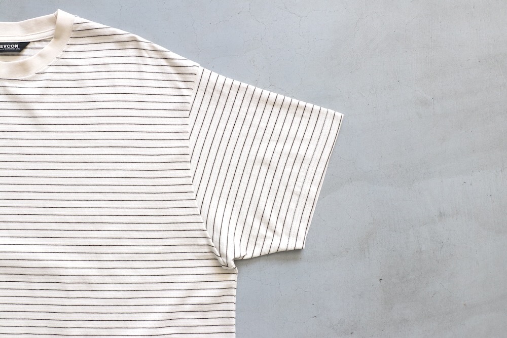EVCON (���ӥ���) "BORDER WIDE S/S TEE"