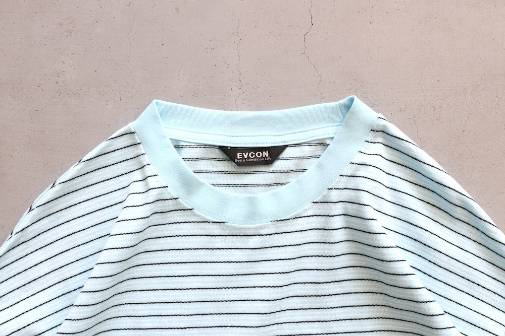 EVCON (���ӥ���) "BORDER WIDE S/S TEE"