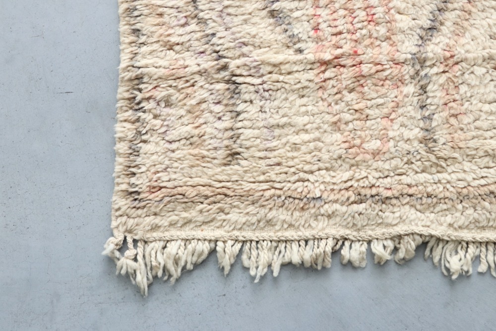 LIGHT YEARS(�饤�� ���䡼��)"MOROCCAN RUG Boujat - �֥���å� W83cm �� H78cm- BJ-172"