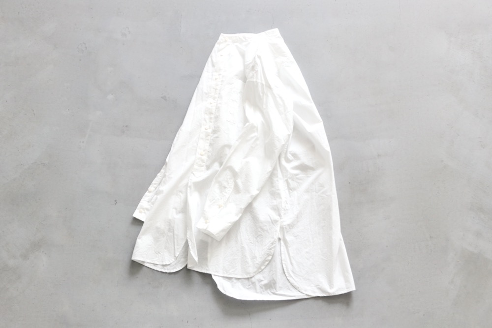 ��WOMEN'S��TOUJOURS�ʥȥ����塼�ˡ�Classic Band Collar Shirt -FINE YARN COTTON CLOTH-��