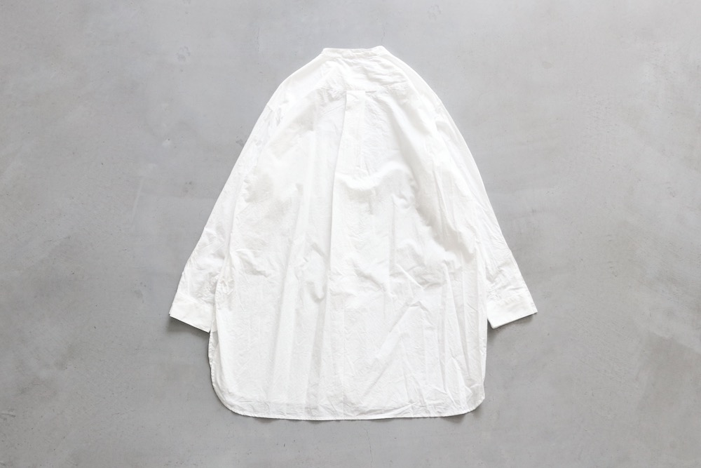 ��WOMEN'S��TOUJOURS�ʥȥ����塼�ˡ�Classic Band Collar Shirt -FINE YARN COTTON CLOTH-��