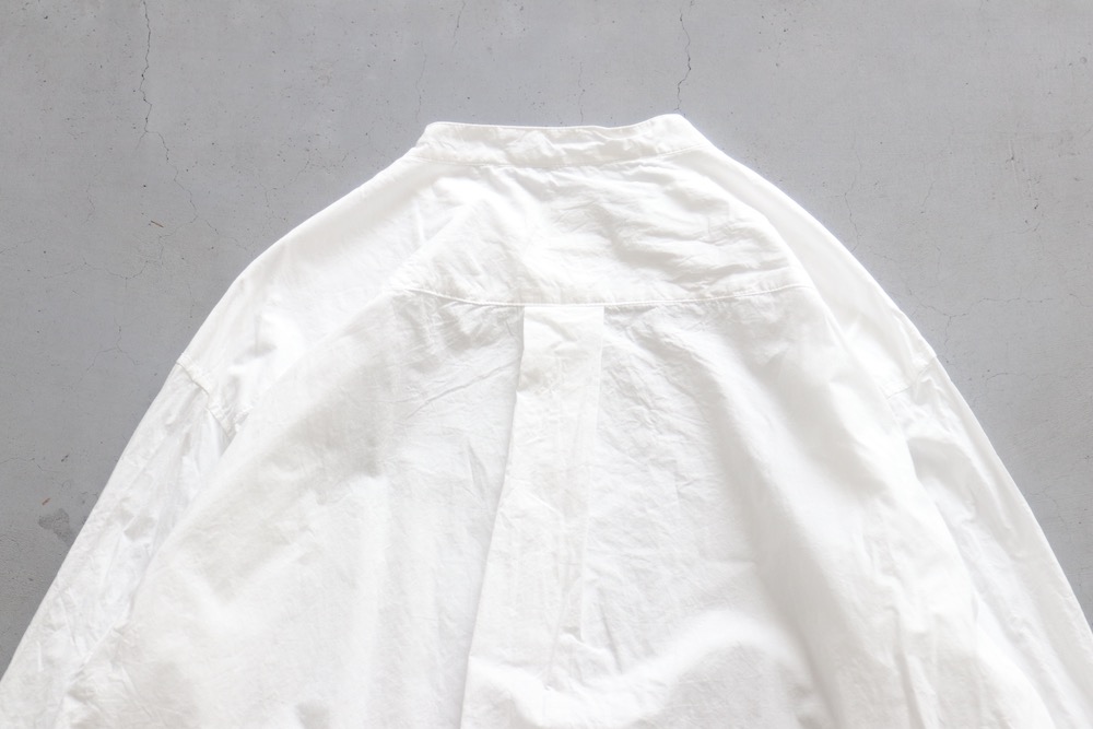 ��WOMEN'S��TOUJOURS�ʥȥ����塼�ˡ�Classic Band Collar Shirt -FINE YARN COTTON CLOTH-��