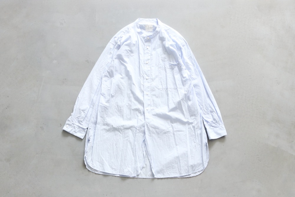 ��WOMEN'S��TOUJOURS�ʥȥ����塼�ˡ�Classic Band Collar Shirt -FINE YARN COTTON CLOTH-��