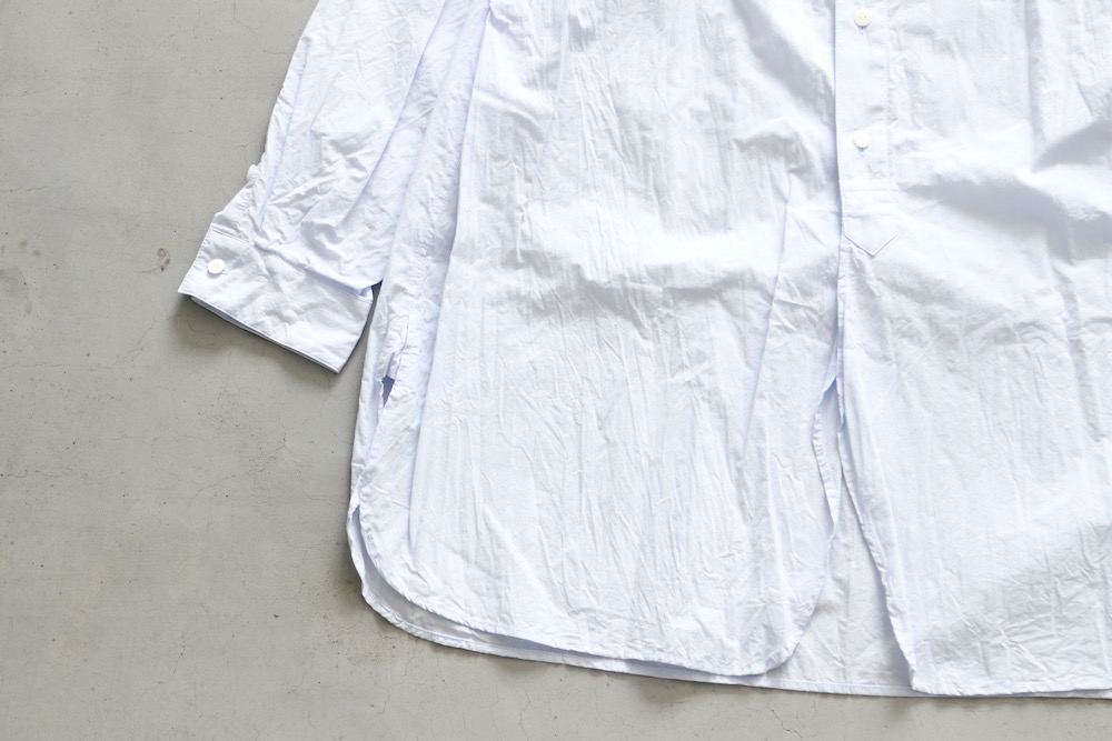 ��WOMEN'S��TOUJOURS�ʥȥ����塼�ˡ�Classic Band Collar Shirt -FINE YARN COTTON CLOTH-��