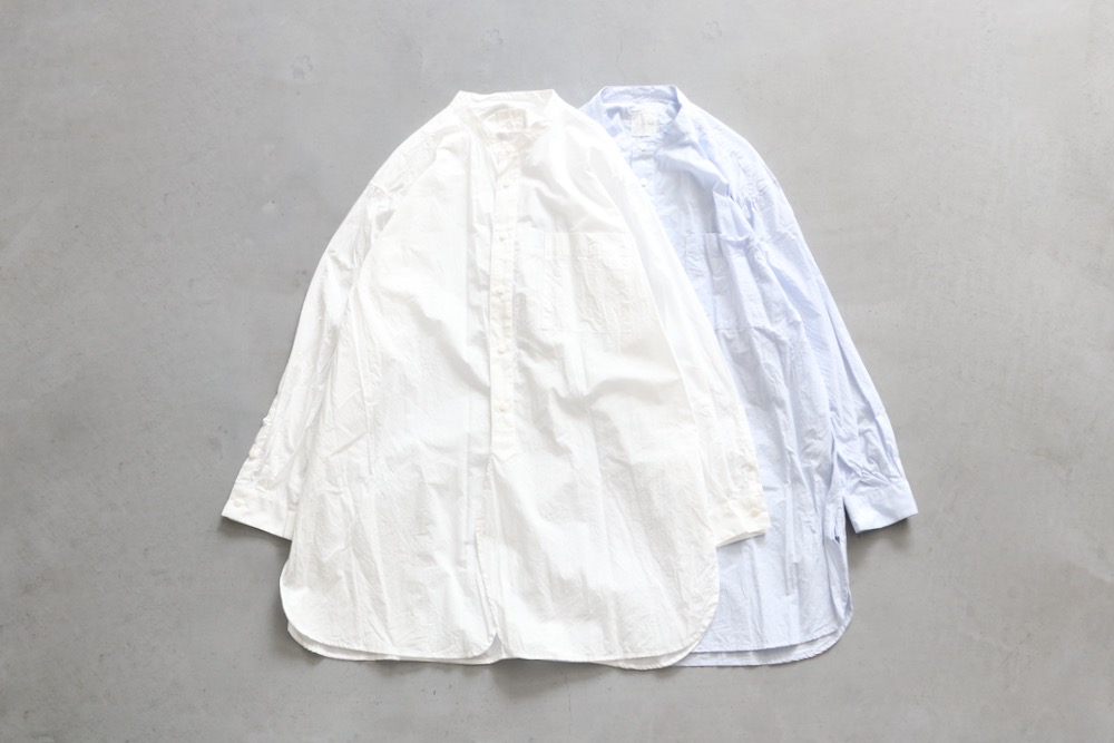 9.7 Release / WOMEN'S】TOUJOURS（トゥジュー）“Classic Band Collar