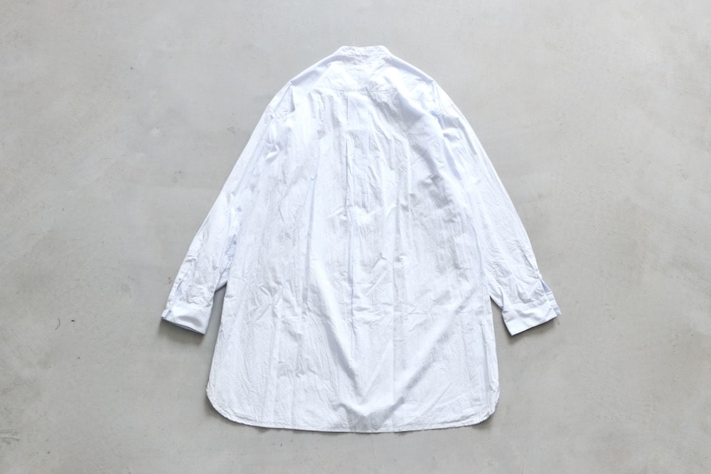 ��WOMEN'S��TOUJOURS�ʥȥ����塼�ˡ�Classic Band Collar Shirt -FINE YARN COTTON CLOTH-��