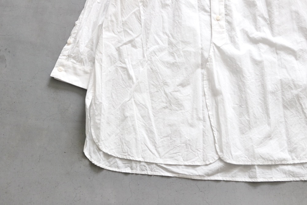 ��WOMEN'S��TOUJOURS�ʥȥ����塼�ˡ�Classic Band Collar Shirt -FINE YARN COTTON CLOTH-��