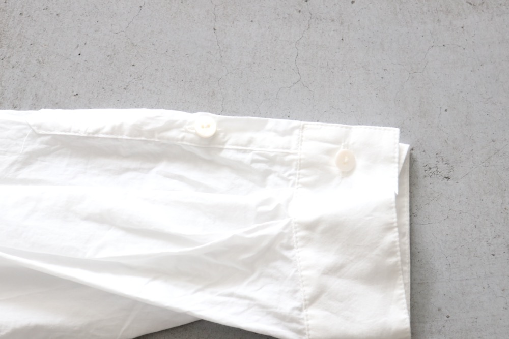 ��WOMEN'S��TOUJOURS�ʥȥ����塼�ˡ�Classic Band Collar Shirt -FINE YARN COTTON CLOTH-��