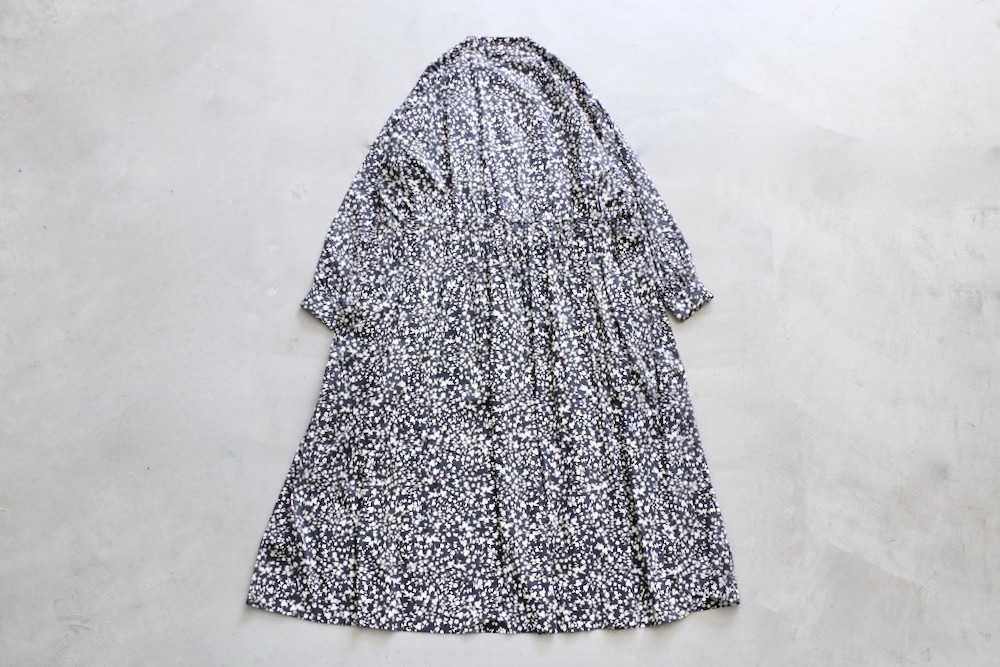 TOUJOURS トゥジュー コットンシルク チェックワンピース ペールグリーン TOUJOURS トゥジュー コットンシルク チェックワンピース ペール