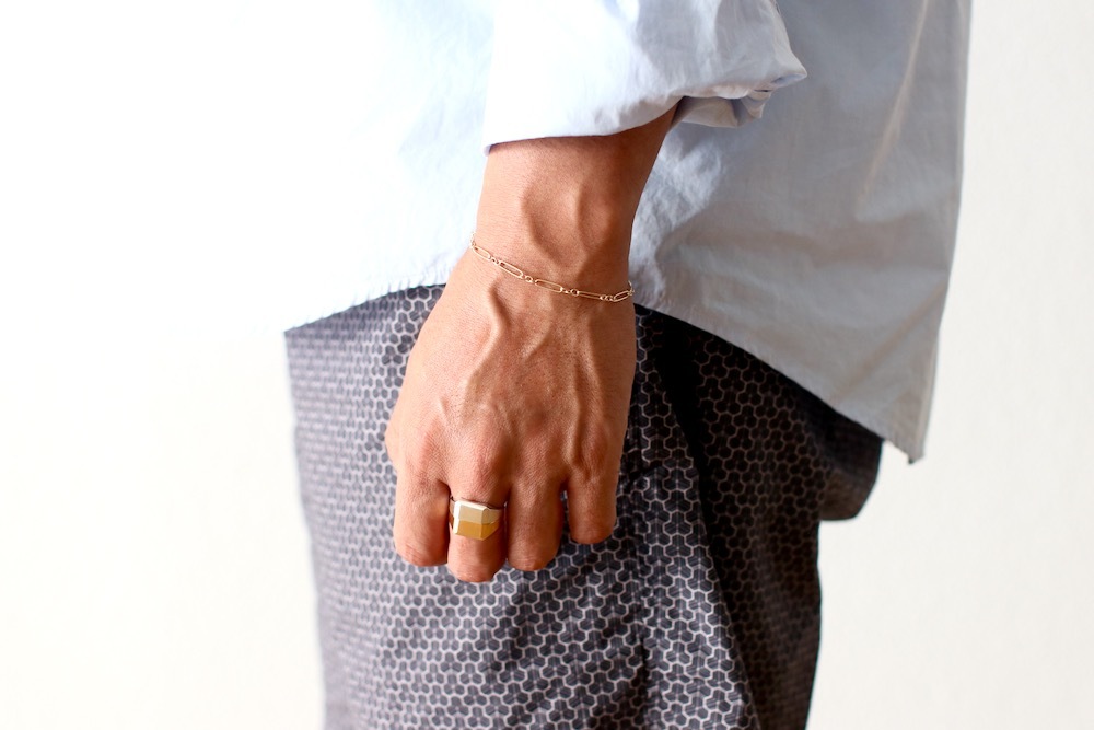 Porter Classic(ݡ饷å) "벼 GOLD CHAIN BRACELET M"