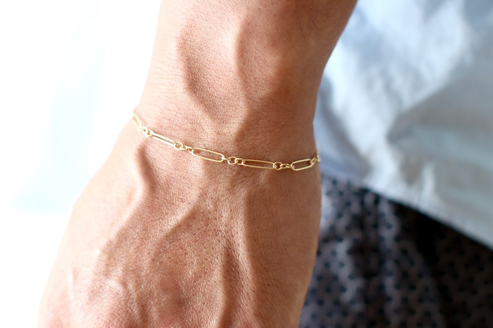 Porter Classic(ݡ饷å) "벼 GOLD CHAIN BRACELET M"