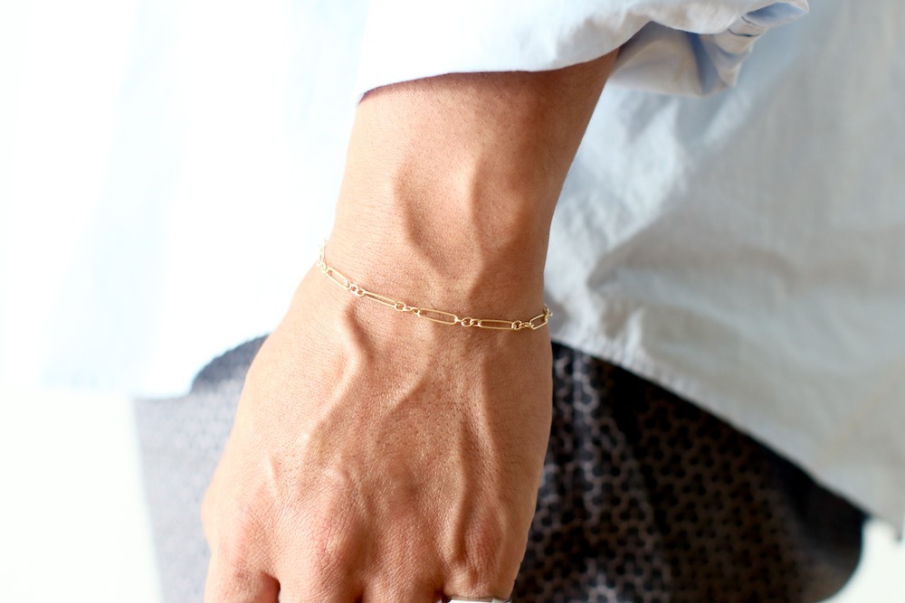 Porter Classic(ݡ饷å) "벼 GOLD CHAIN BRACELET M"