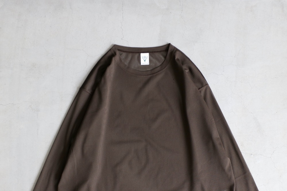 South2 West8 (�������ġ� �������ȥ�����) "Crew Neck Shirt - Knit Mesh"