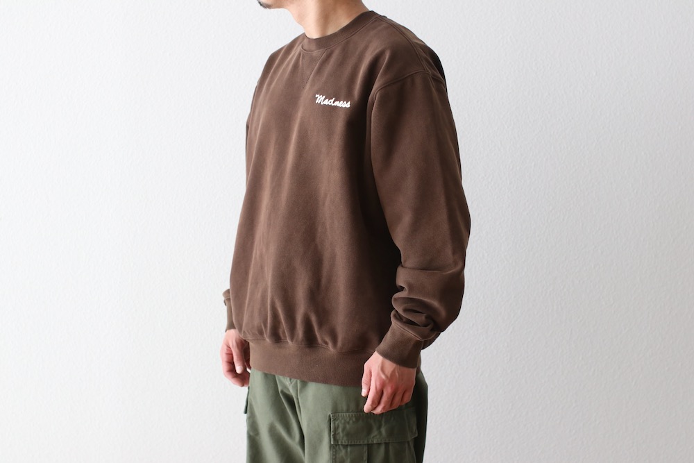 MADNESS (�ޥåɥͥ�) "MADNESS VERSATILE FADED CREW SWEATER"