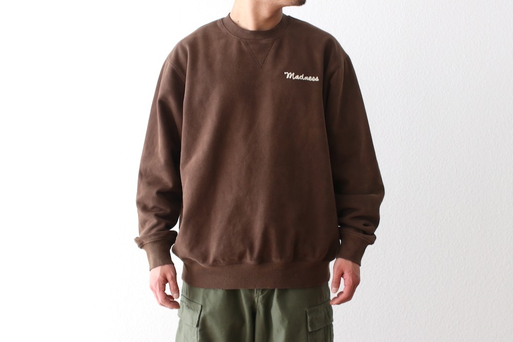 MADNESS (�ޥåɥͥ�) "MADNESS VERSATILE FADED CREW SWEATER"