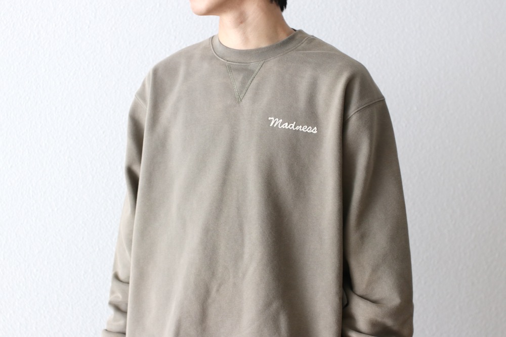 MADNESS (�ޥåɥͥ�) "MADNESS VERSATILE FADED CREW SWEATER"